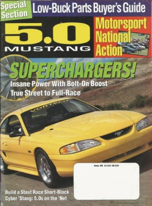 5.0 MUSTANG 1998 OCT - FORCED INDUCTION, STORMIN'