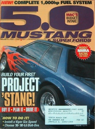 5.0 MUSTANG 2001 MAR - PROJECT CARS, 2-V HOP-UPS