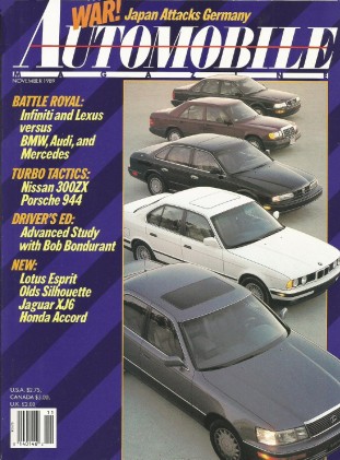 AUTOMOBILE 1989 NOV - 300 ZX-T vs. 944-T, ALL-TRAC