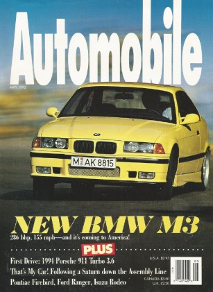 AUTOMOBILE 1993 MAY - ESCORT COSWORTH, M3, 911, GT40