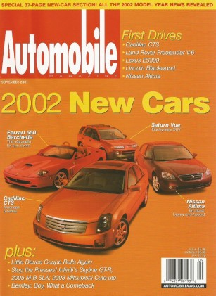 AUTOMOBILE 2001 SEPT - NEW CARS, LITTLE DUCE COUPE
