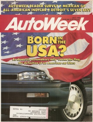 AUTOWEEK 1990 JULY 02 - MEXICAN GP, TOP 7 US CARS, ANDRETTIS, CLASSICS IN CUBA