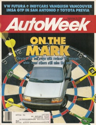 AUTOWEEK 1990 SEPT 10 - FUTURA, SAN ANTONIO, PREVIA, DARLINGTON, VANCOUVER