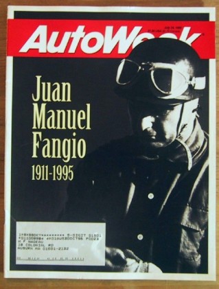 AUTOWEEK 1995 JULY 24 - JUAN FANGIO SPECIAL, AUDI A4
