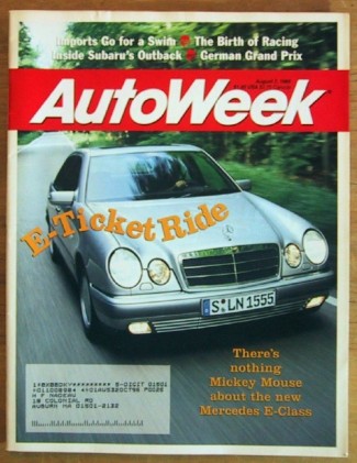 AUTOWEEK 1995 AUG 07 - INFINITI I30t & OUTBACK TESTED