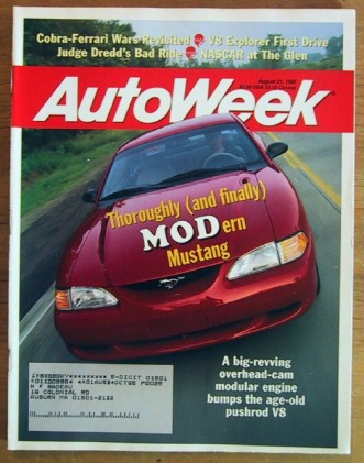 AUTOWEEK 1995 AUG 21 - 4.6 MUSTANG GT & SHELBY SPECIAL