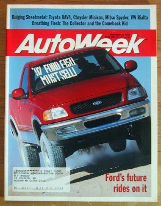AUTOWEEK 1995 NOV 27 - SCOTT PRUETT, NEW RAV4 & VR-4