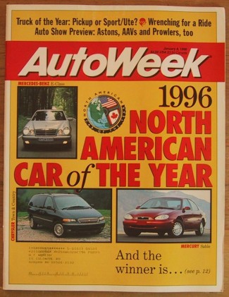AUTOWEEK 1996 JAN 08 - CAR & TRUCK OF THE YEAR, PROWLER