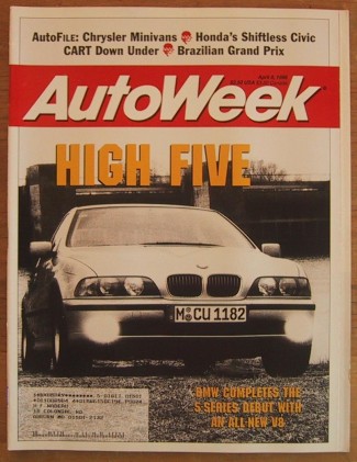 AUTOWEEK 1996 APR 08 - BMW 540i M62 & ECLIPSE GS-T TEST