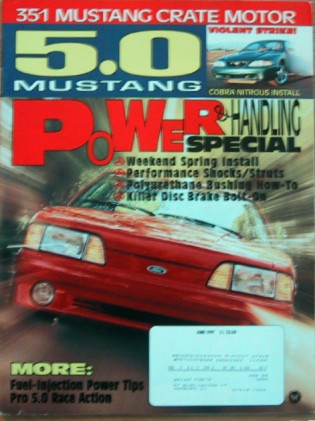 5.0 MUSTANG 1997 JUNE - GO-n-WHOA SPECIAL, 351HO SVO, SPRINGS, SHOCKS, STRUTS