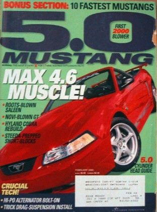 5.0 MUSTANG 2000 FEB - SN-95 PERF ITEMS, STEEEDA CONV, SALEEN S281, GT CONV