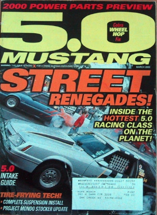 5.0 MUSTANG 2000 MAR - UPDATE COBRA, CALLAWAY 9-SEC, 7-SEC 79, 93 LX SUSP