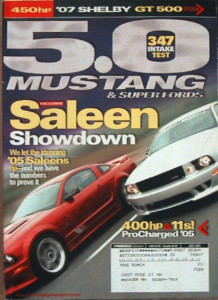 5.0 MUSTANG 2005 JULY - SALEENvSALEEN, ATHENA BARBER