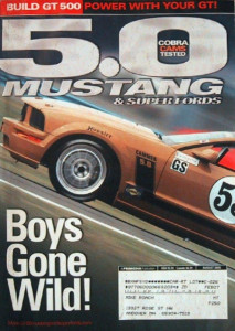 5.0 MUSTANG 2005 AUG - BOY RACER FR500C, 05 BOLT-ONs