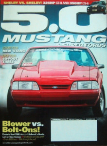 5.0 MUSTANG 2006 DEC - SHELBY GTH, S281, DROP YOUR ET, SALEEN S281,'93 COBRA