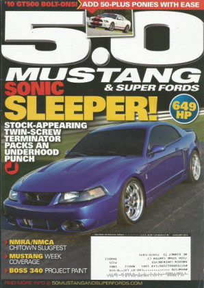 5.0 MUSTANG 2010 JAN - HOT NEW GT500 BOLT-ONS, SICK FRPP BOSS 351