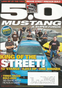 5.0 MUSTANG 2010 MAY - 1000hp WINDSOR BUILD, PONY SHOOTOUT, 3-VALVE