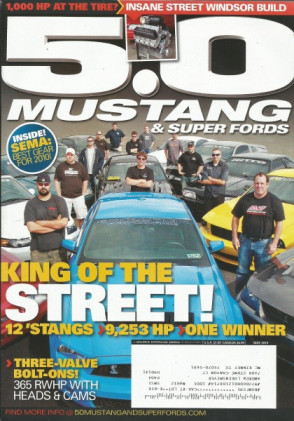 5.0 MUSTANG 2010 MAY - 1000hp WINDSOR BUILD, PONY SHOOTOUT, 3-VALVE