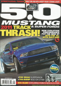 5.0 MUSTANG 2010 SEPT - FOX DRAG SUSPENSION, NEW 6.2L MILL, '11 TEST
