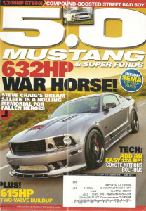 5.0 MUSTANG 2011 APR - 2-VALVE MUSCLE, 1200hp GT500, NITROUS COYOTE