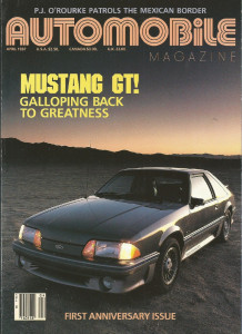 AUTOMOBILE 1987 APR - NEW MUSTANG GT, BMW M1