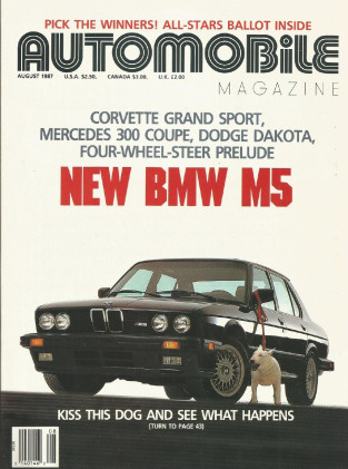 AUTOMOBILE 1987 AUG - M5, VETTE GRAND SPORT, 635CSi