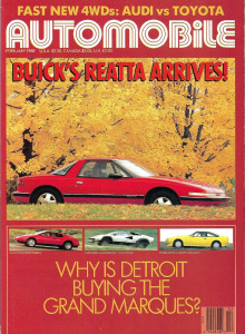 AUTOMOBILE 1988 FEB - ESPRIT & IMPULSE TURBOS, REATTA