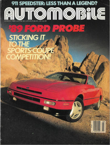AUTOMOBILE 1988 MAR - PORSCHE SPEEDSTERS, FXV-II V-8