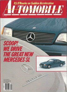AUTOMOBILE 1989 JULY - MERCEDES SLs, GSX DOHC TURBO, OLDS SUPREME, ECLIPSE