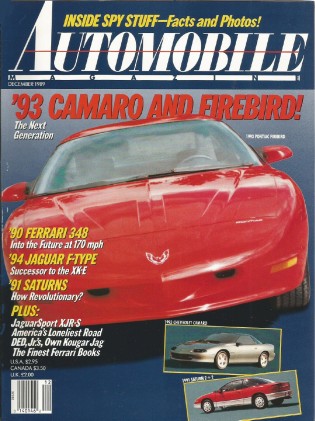 AUTOMOBILE 1989 DEC - NEW CAMARO & FIREBIRD, XJR-S