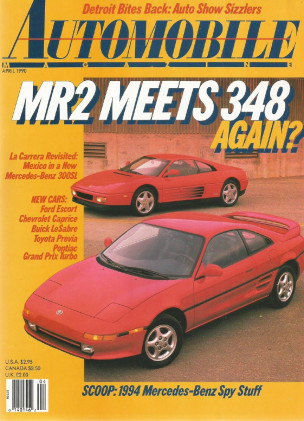 AUTOMOBILE 1990 APR - MR2 TURBO, ESCORT, STE, ES250