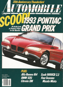 AUTOMOBILE 1990 JULY - SUPER COUPE, 25i, MIATA, 55 T-BIRD & SC, ALPHA 1645