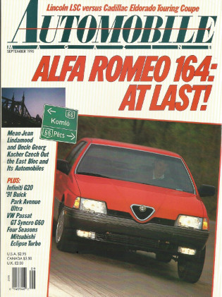 AUTOMOBILE 1990 SEPT - ECLIPSE GSX, MILLE MIGLIA, G20