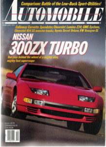 AUTOMOBILE 1991 FEB - CALLAWAY VETTE, Z34, SYCLONE