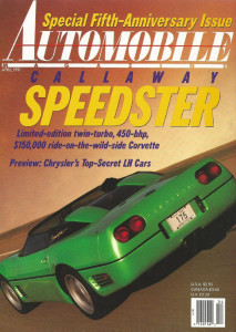 AUTOMOBILE 1991 APR - CALLAWAY SPEEDSTER, GSX TURBO