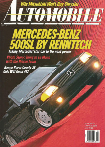 AUTOMOBILE 1991 JULY - NISSAN AT LeMANS, W41 QUAD 442