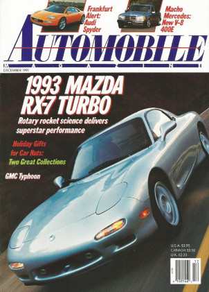 AUTOMOBILE 1991 DEC - RX-7 TURBO TESTED, TYPHOON