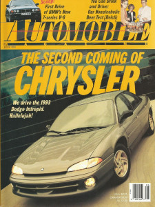 AUTOMOBILE 1992 JUNE - NEW CHRYSLERS, BMW V-8