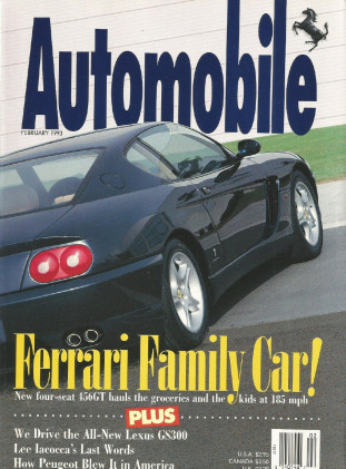 AUTOMOBILE 1993 FEB - SVX, BMW 540i, 456GT, GS300