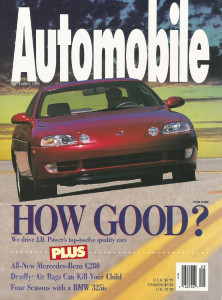 AUTOMOBILE 1993 SEPT - Q45, C280, JD POWERS GRADING
