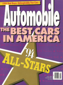 AUTOMOBILE 1994 FEB - BMW 325is, EAGLE VISION, PRIZM LSI, MIATA, SENTRA SE-R