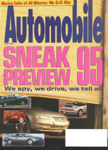AUTOMOBILE 1994 APR - SL320, DISCOVERY, KIA, VISION, ROLLS, ARTRAIN ART