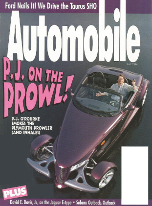 AUTOMOBILE 1996 JULY - PROWLER, SHO, DUNTOV, XK-E