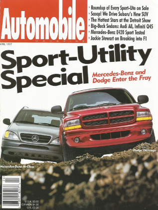 AUTOMOBILE 1997 APR - SUV SPECIAL, A4 QUATTRO, JACKIE