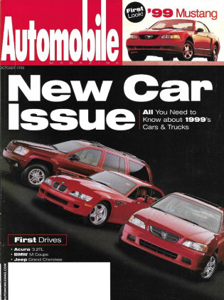 AUTOMOBILE 1998 OCT - AUDI TT, BMW M-COUPE, 3.2TL