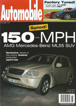 AUTOMOBILE 1998 NOV - ML55, VIPER, DB7, FRANK L WRIGHT