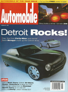 AUTOMOBILE 2001 FEB - Z06, Z06, Z06, BUBBLE CARS
