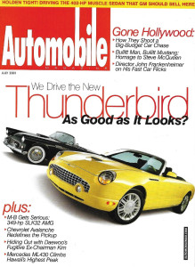 AUTOMOBILE 2001 JULY - THUNDERBIRDS, HSV GTS-R, ZTS