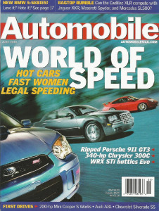 AUTOMOBILE 2003 JUNE - 300SL, 911 GT3, EVO vs. WRX