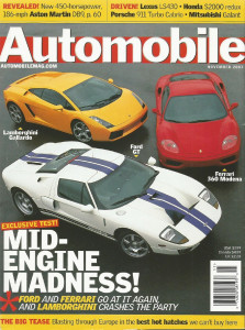 AUTOMOBILE 2003 NOV - HIGH SPEED SHOOTOUT, DB9, S2000